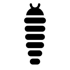 worm glyph icon