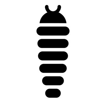 Worm Glyph Icon