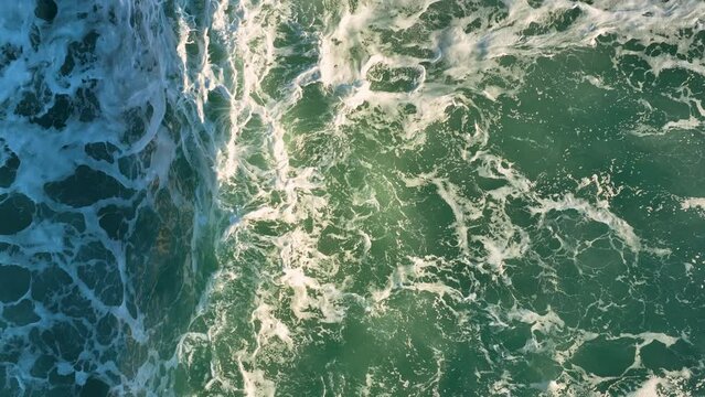 Epic patern and background aerial view azure water color 120 fps