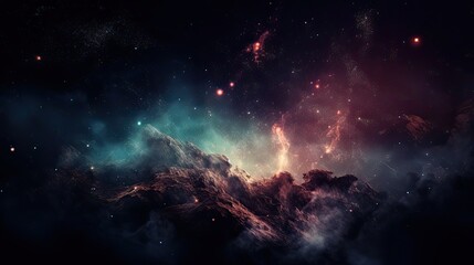Fototapeta premium background with stars Generative Ai