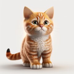 Cute and Cuddly: 3D Cat Design
