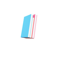 3 BOOK 3D illustration, icon, Several View Pack Render, HD, Premium Quality, Alpha Background