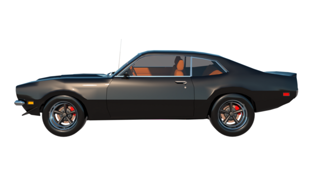 car city tourism transport 1970s 1- Lateral view png