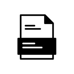 The document file icon is paper with a label and text