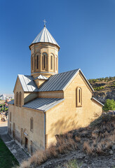 Fototapeta premium Saint Nicholas Orthodox Church inside Narikala Fortress ,Tbilisi