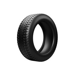 tire or tyre car wheel rubber isolated on white background. tire or tyre car wheel rubber isolated. tire or tyre car wheel rubber isolated 3d render illustration  © boommaval