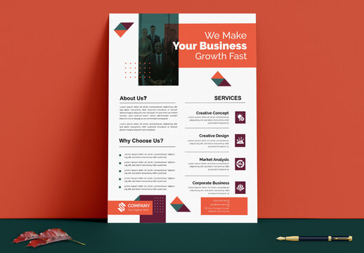 Business Growth Flyer Design Template