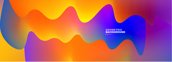 Waves with liquid colors dynamic abstract background for covers, templates, flyers, placards, brochures, banners