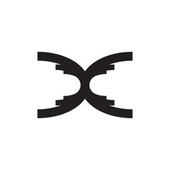 triple letter C logo illustration.