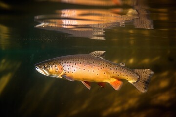 Wild Trout Underwater Generative AI