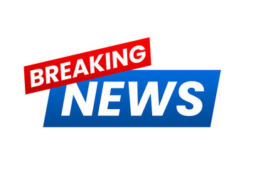Breaking news transparent template element design
