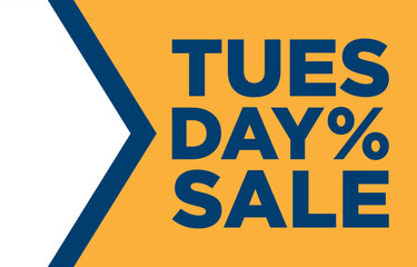 tuesday sale ready to use headlines banner