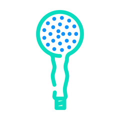 shower bathroom interior color icon vector illustration