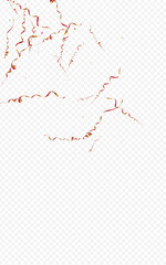 Chic Confetti Christmas Vector Transparent