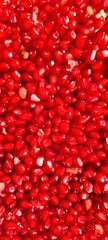 Red pomegranate seeds