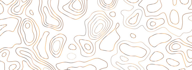 Topographic map background concept. Vector abstract illustration. Geography concept. The stylized height of the topographic map contour in colorful lines