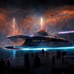 The USS Discovery is a new addition to the United States Navy. Generate Ai