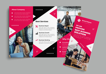 Business Trifold Brochure Design Template