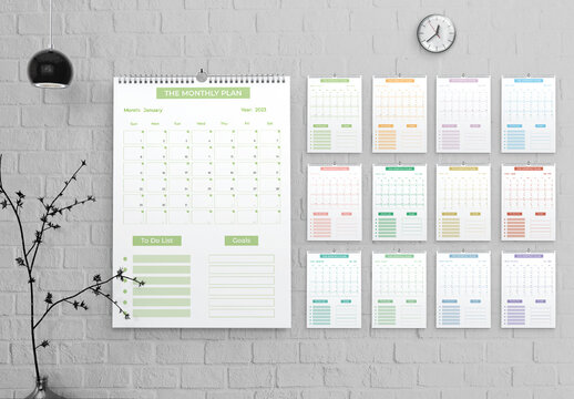 Clean Planner Design Template