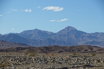 Mountains of the Panamint Range rise above Death Valley as we drove through Stovepipe Wells