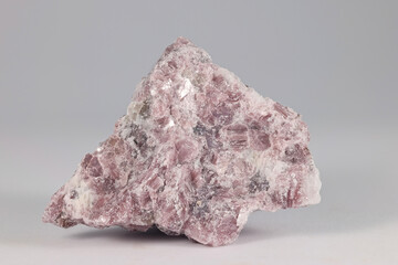 Lithium mica lepidolite, a major industrial .source for rubidium and caesium.