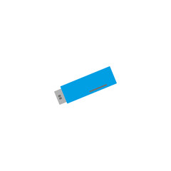 External Memory icon. Simple and isolated style on blank background. Colors can be edited.