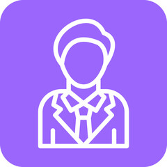 Vector Design Groom Icon Style