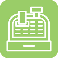 Vector Design Cash Register Icon Style