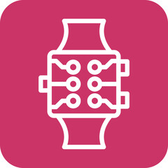 Vector Design Smart Watch Icon Style
