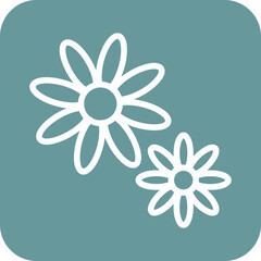 Vector Design Flower Icon Style