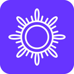 Vector Design Sun Icon Style