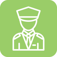 Vector Design Security Guard Icon Style