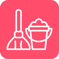 Vector Design Mop Icon Style