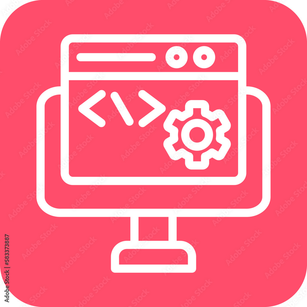 Poster vector design web design icon style