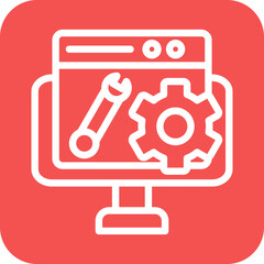 Vector Design Web Maintenance Icon Style