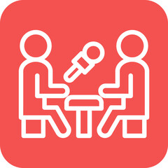 Vector Design Interview Icon Style