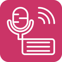 Vector Design Podcast Icon Style