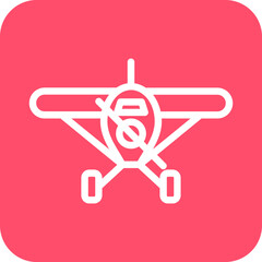 Vector Design Monoplane Icon Style