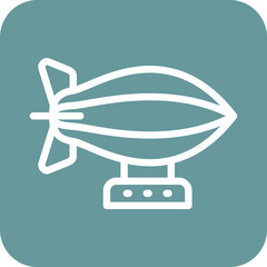 Vector Design Zeppelin Icon Style © designing ocean