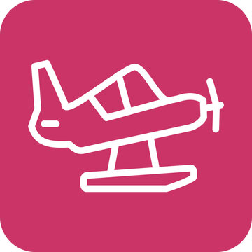 recommend clip art: Vector Design Seaplane Icon Style
