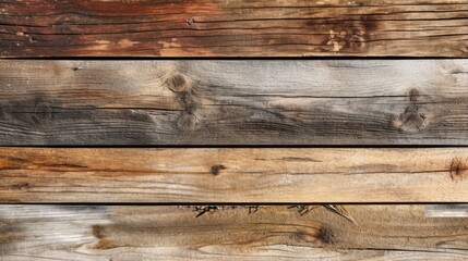 Fototapeta na wymiar old wood planks textures isolated on white background, generative ai