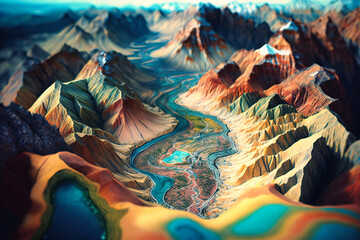 Sweeping vistas unfold below, showcasing Earth's breathtaking mosaic of landscapes and colors from an aerial perspective