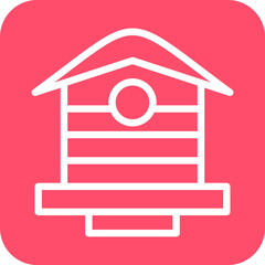 Vector Design Bird House Icon Style