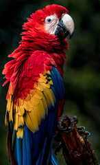 Scarlet macaw