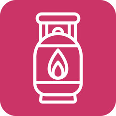 Vector Design Gas Cylinder Icon Style