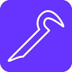 Vector Design Crowbar Icon Style