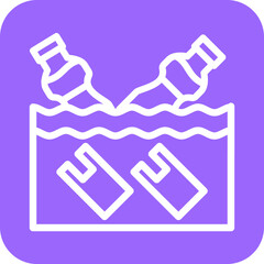 Vector Design Water Pollution Icon Style