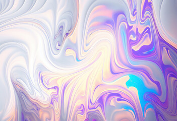 Obraz premium White Marble Texture Background, Abstract Watercolor Smoke Backdrop, Generative AI