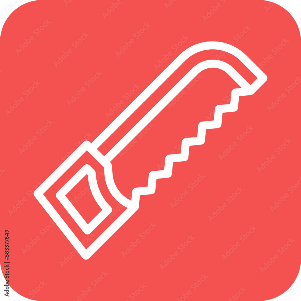 Poster vector design hacksaw icon style