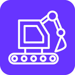 Vector Design Backhoe Icon Style